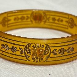 Vintage Apple Juice Bakelite Bracelet