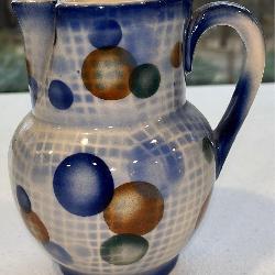 Erphila Czech Art Deco pottery pitcher