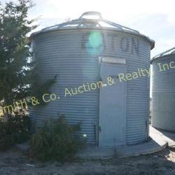 EATON GALVANIZED GRAIN BIN W/ 10' WALLS