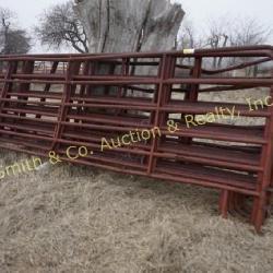 16' PORTABLE FENCE PANELS, 6 RAIL