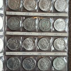 Lot# 44 Morgan Silver Dollars- Years incl. 1878-S - 1921