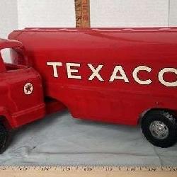 1960's Vintage Buddy L Pressed Steel Texaco Metal Fuel Tanker