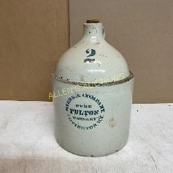 Stoneware Jugï¿½ Fultonï¿½ Markings