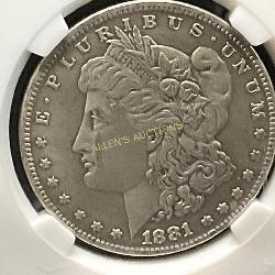 1881 Carson City Morgan Silver Dollar