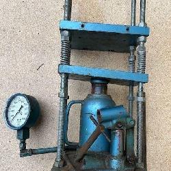 Vintage Hydraulic Bottle Jack Forming Press