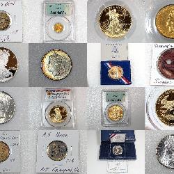 Gold, Silver, Coins, Tokens