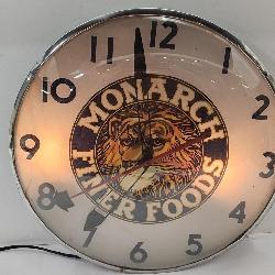 Monarch Finer Foods Vintage Clock 15