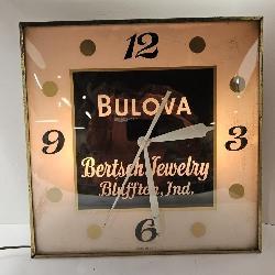 Bulova  Bluffton Clock  Lights Up,Clock Don't Work