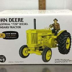 ERTL John Deere Industrial “720” Diesel Standard Tractor 1/16 Scale