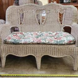 Wicker Love Seat