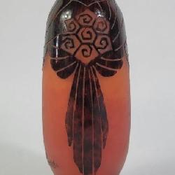 Art Nouveau Vase By Le Verre Franï¿½ais Charder