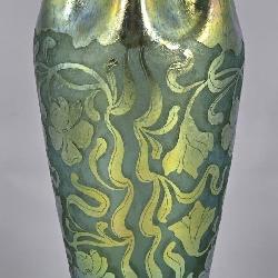 Loetz Art Nouveau Scalloped Edge Vase