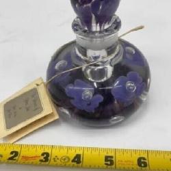 Vintage Joe Rice St. Clair Blown Glass Purple