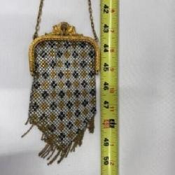 Vintage 1920's Mandalian Art Deco Mesh Purse