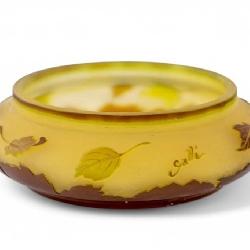 Emile Galle Etched Candy Dish