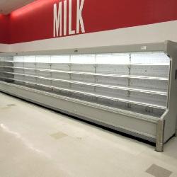 KYSOR D61 DAIRY CASES (2-8FT, 1-12FT) REMOTE COOLED NO COMPRESSOR