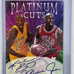 Michael Jordan Kobe Bryant Platinum Cuts printed