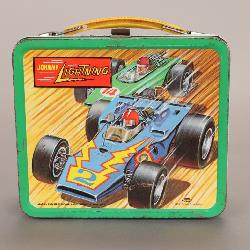 Johnny Lightning metal lunch box