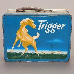 Trigger metal lunch box