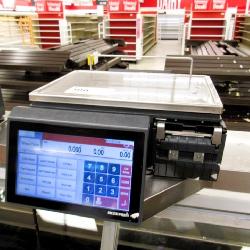 2021 BIZERBA XC100 SCALE/PRINTER WITH CUSTOMER SCREEN