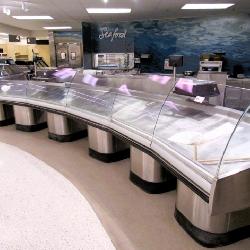 18FT STARK ICE-DOWN SERVICE SEAFOOD CASES - NO COMPRESSOR