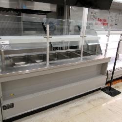 2021 90-INCH HUSSMANN 5-WELL HOT BAR - O5H5