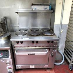 VULCAN 6-EYE ELETRIC RANGE 208V/3PH
