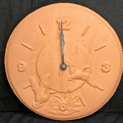 Terracotta Duck Wall Clock