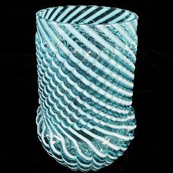 Northwood Chrysanthemum Base  Frosted Blue >