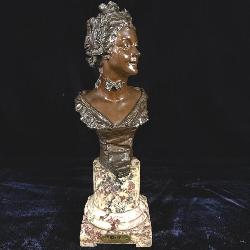 Van Der Straeten Marinette Bronze sculpture >