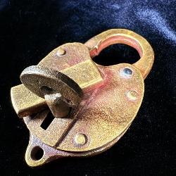 Chicago Northwestern railroad switch lock and key