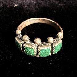 sterling silver turquoise ring size 7.75