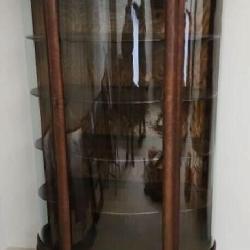 3' x 63 x 18 In Victorian Claw Foot China Cabinet