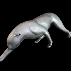 Loet Vanderveen Bronze Panther Sculpture