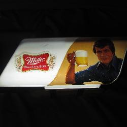 1970's Miller Beer Top Light Advertising Sign