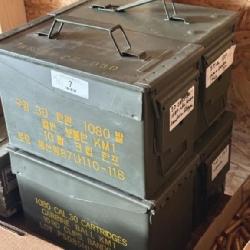 Four .50 Cal. Ammo Cans