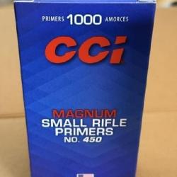 CCI Small Rifle Magnum Primers - 1,000 - No.450