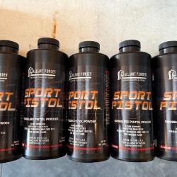 5 Aliant Sport Pistol Powder - 1lb. Bottles SEALED