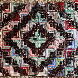 Stitched Patchwork Material Pieces