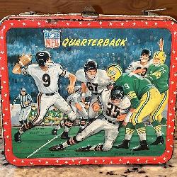Antique NFL Quarterback Lunchbox