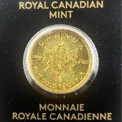 Rare 2021 Canadian 1 Gram .9999 Gold Coin
