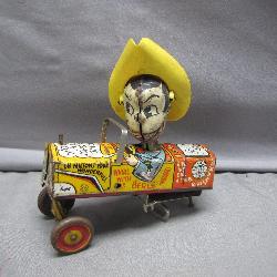 1930's Marx Milton Berk Crazy Car Wind Up Toy