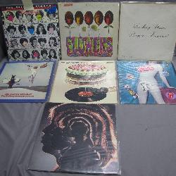 Vintage Classic Rock Rolling Stones Vinyl Records