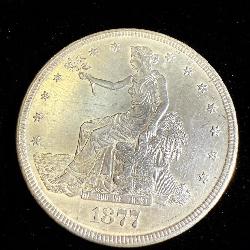 1877-S Silver Trade Dollar MS