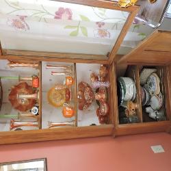 Oak Corner Cabinet