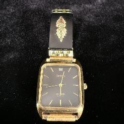 10K Black Hills Gold Trim Men's Armitron Watch >