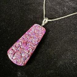 Sterling Silver Purple Imitation Jasper >