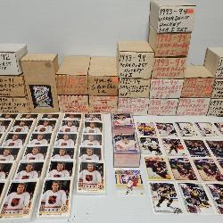 Numerous Hockey Card Sets & Bulk Lot of Rookies