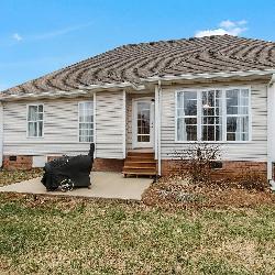 Rear view of home