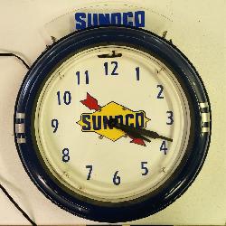Sunoco Neon Clock